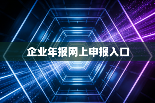 企业年报网上申报入口