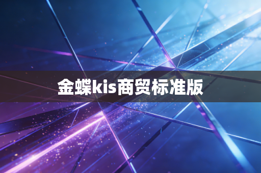 金蝶kis商贸标准版