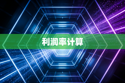 利润率计算