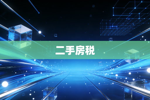 二手房税
