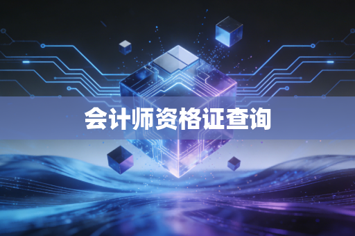 会计师资格证查询