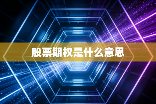 详细阅读:股票期权是什么意思 股票期权是什么意思