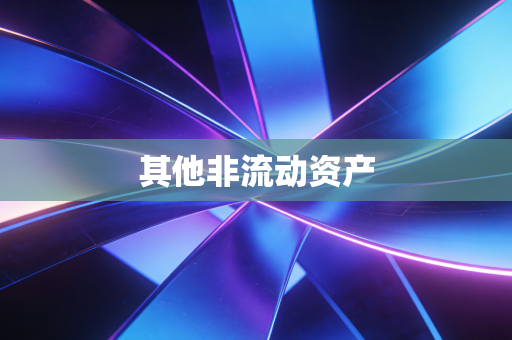 其他非流动资产