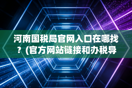 河南国税局官网入口在哪找?(官方网站链接和办税导航)