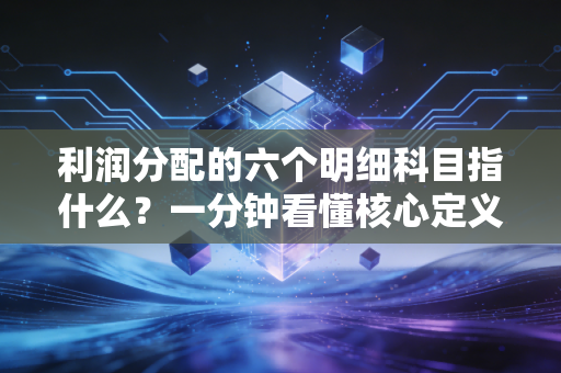 利润分配的六个明细科目指什么？一分钟看懂核心定义