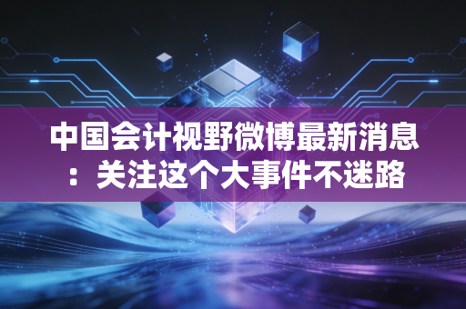 中国会计视野微博最新消息：关注这个大事件不迷路