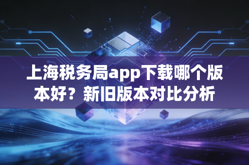 上海税务局app下载哪个版本好?新旧版本对比分析