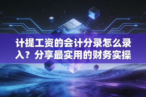 计提工资的会计分录怎么录入？分享最实用的财务实操技巧！
