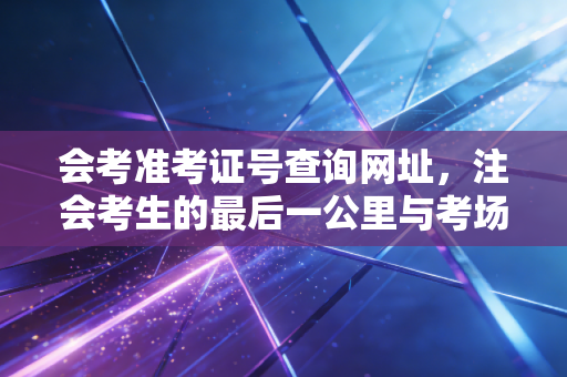 会考准考证号查询网址，注会考生的最后一公里与考场生存实录