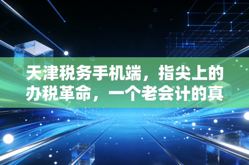 天津税务手机端，指尖上的办税革命，一个老会计的真实体验与深度思考