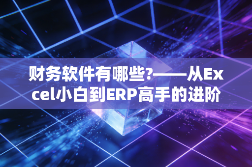 财务软件有哪些?——从Excel小白到ERP高手的进阶之路