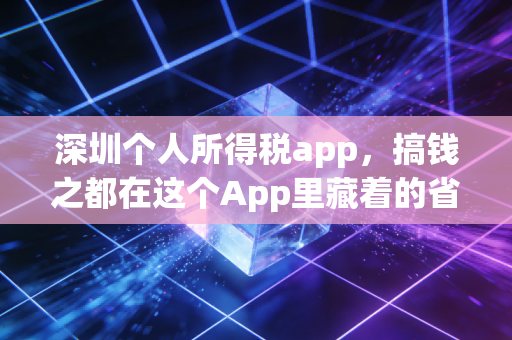 深圳个人所得税app，搞钱之都在这个App里藏着的省钱秘密与避坑指南