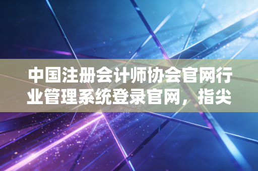 中国注册会计师协会官网行业管理系统登录官网，指尖上的职业责任与每一位审计人的数字悲欢