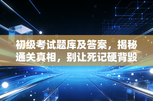 初级考试题库及答案，揭秘通关真相，别让死记硬背毁了你的会计生涯