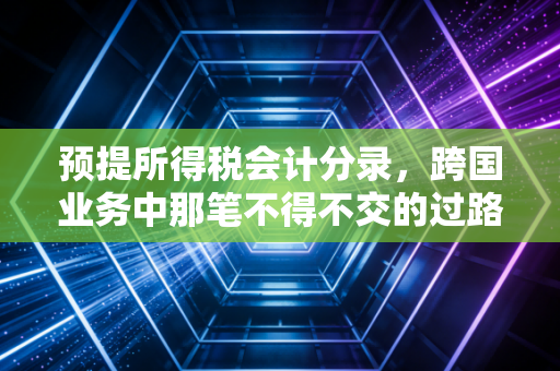 预提所得税会计分录，跨国业务中那笔不得不交的过路费