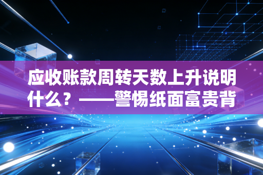 应收账款周转天数上升说明什么？——警惕纸面富贵背后的现金流危机