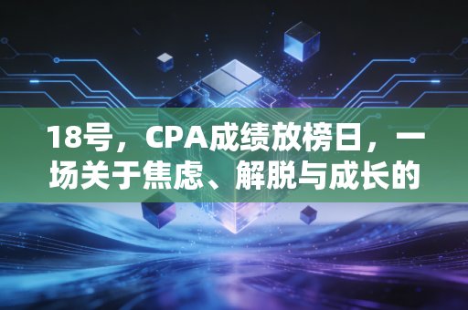 18号，CPA成绩放榜日，一场关于焦虑、解脱与成长的成人礼
