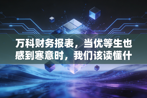 万科财务报表，当优等生也感到寒意时，我们该读懂什么？