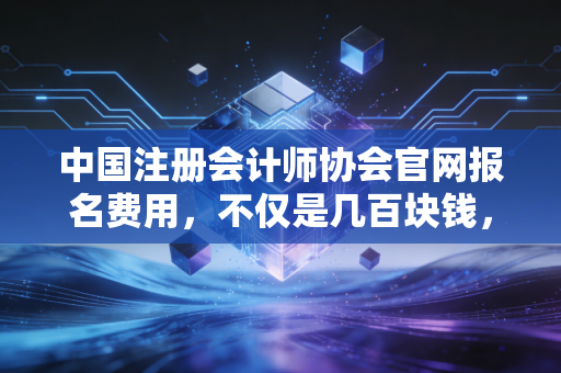 中国注册会计师协会官网报名费用，不仅是几百块钱，更是你通往高阶职位的入场券
