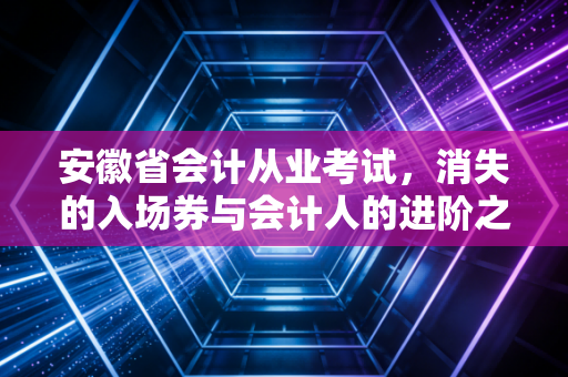 安徽省会计从业考试，消失的入场券与会计人的进阶之路