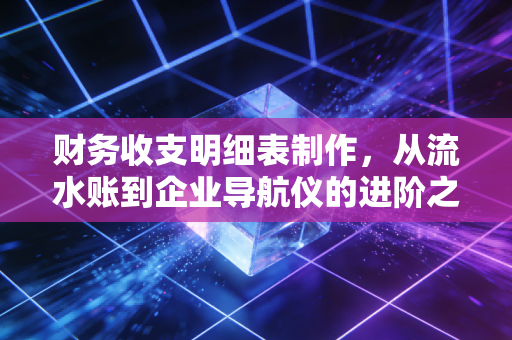 财务收支明细表制作，从流水账到企业导航仪的进阶之路