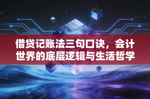 借贷记账法三句口诀，会计世界的底层逻辑与生活哲学