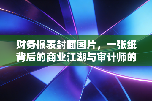财务报表封面图片，一张纸背后的商业江湖与审计师的心路历程