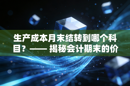 生产成本月末结转到哪个科目？—— 揭秘会计期末的价值迁徙之路与实务避坑指南