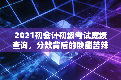 2021初会计初级考试成绩查询，分数背后的酸甜苦辣，注会前辈的肺腑之言