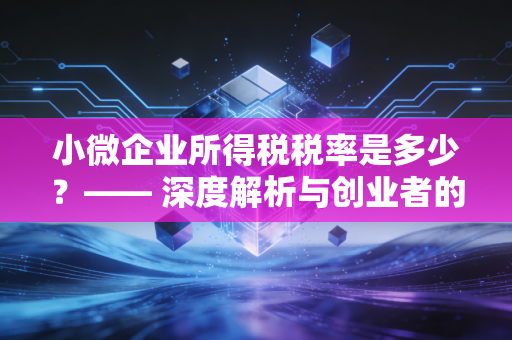 小微企业所得税税率是多少？—— 深度解析与创业者的生存智慧