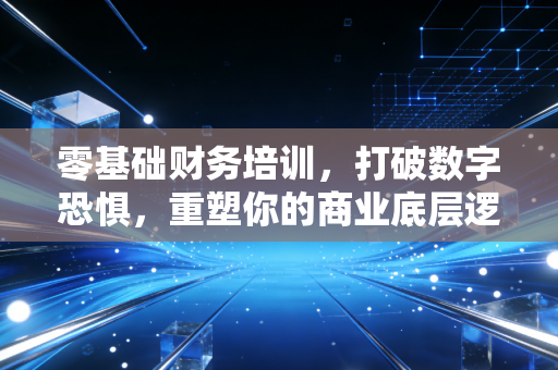 零基础财务培训,打破数字恐惧,重塑你的商业底层逻辑