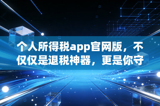 个人所得税app官网版，不仅仅是退税神器，更是你守护钱袋子的年度账单