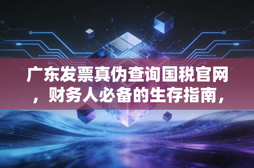 广东发票真伪查询国税官网，财务人必备的生存指南，教你一眼识破李鬼