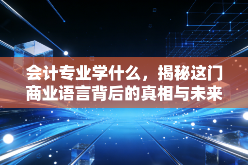 会计专业学什么,揭秘这门商业语言背后的真相与未来