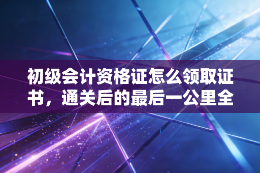 初级会计资格证怎么领取证书，通关后的最后一公里全攻略与职场启示