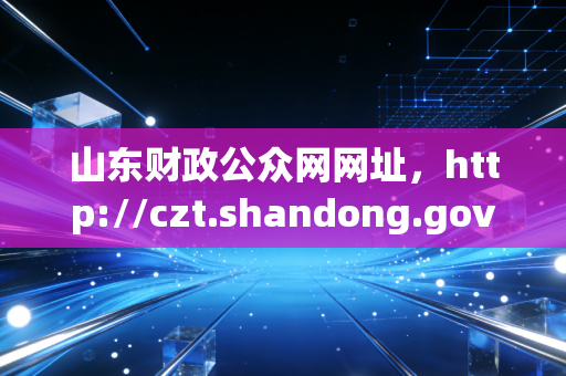 山东财政公众网网址，http://czt.shandong.gov.cn/——拨开迷雾见真章，一位资深注会带你读懂齐鲁财税数字宝藏
