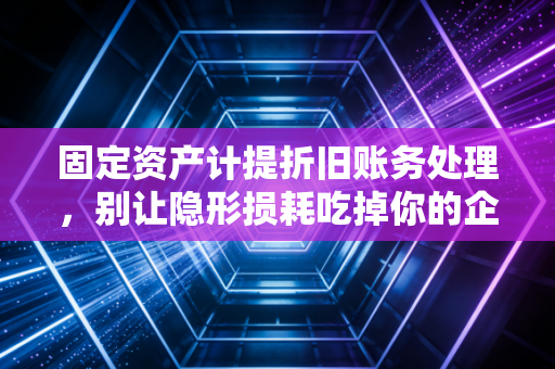 固定资产计提折旧账务处理，别让隐形损耗吃掉你的企业利润
