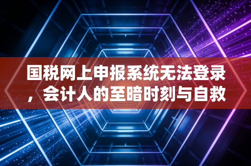 国税网上申报系统无法登录，会计人的至暗时刻与自救指南