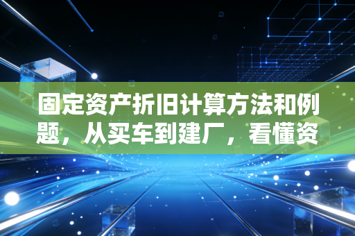 固定资产折旧计算方法和例题，从买车到建厂，看懂资产价值的隐形流逝
