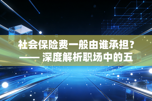社会保险费一般由谁承担？—— 深度解析职场中的五险博弈与合规底线