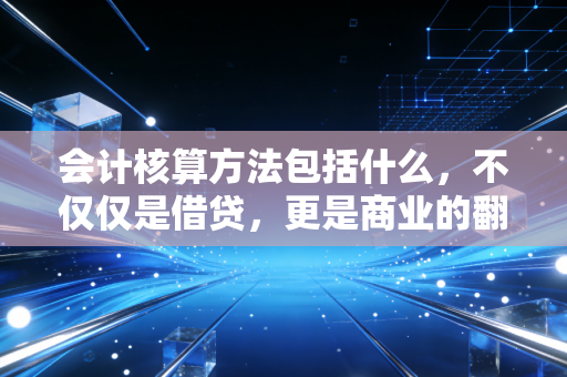 会计核算方法包括什么，不仅仅是借贷，更是商业的翻译官