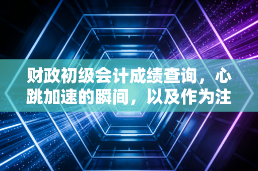 财政初级会计成绩查询，心跳加速的瞬间，以及作为注会老兵想对你说的大实话