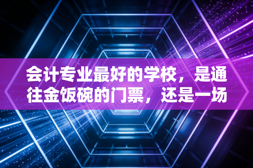 会计专业最好的学校，是通往金饭碗的门票，还是一场焦虑的贩卖？