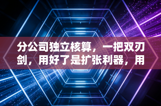 分公司独立核算，一把双刃剑，用好了是扩张利器，用不好是税务地雷