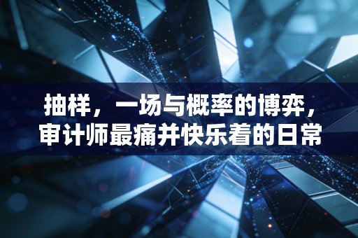 抽样，一场与概率的博弈，审计师最痛并快乐着的日常