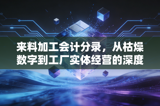 来料加工会计分录，从枯燥数字到工厂实体经营的深度解析
