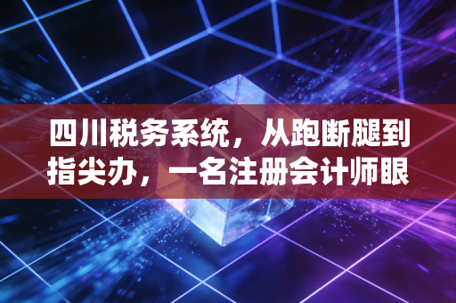 四川税务系统，从跑断腿到指尖办，一名注册会计师眼中的税务变迁与温情