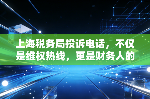 上海税务局投诉电话，不仅是维权热线，更是财务人的救命稻草