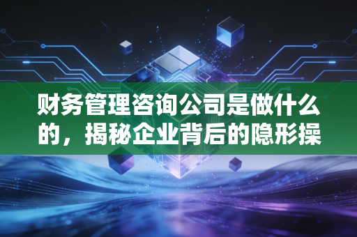 财务管理咨询公司是做什么的,揭秘企业背后的隐形操盘手与价值创造者
