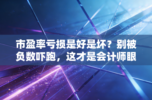 市盈率亏损是好是坏？别被负数吓跑，这才是会计师眼里的淘金术